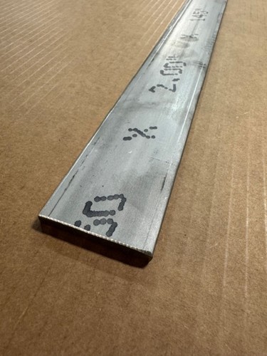 Stainless steel flat - 1/4", 2"